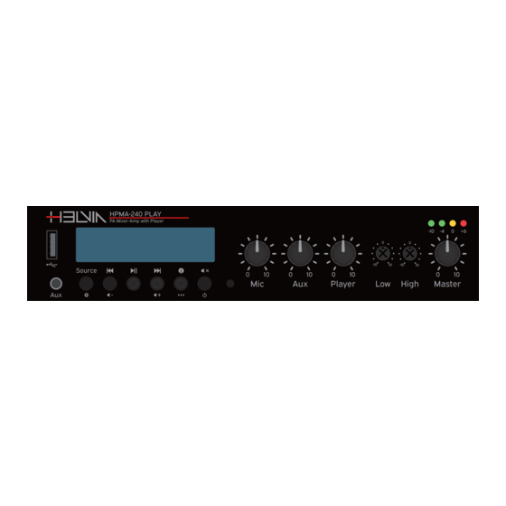User Manuals: HELVIA HPMA Series Rack-Mount Kit