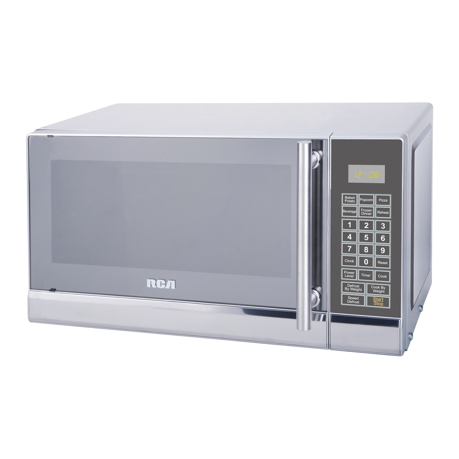 RCA RMW741 - 0.7 CU FT STAINLESS DESIGN MICROWAVE Manual