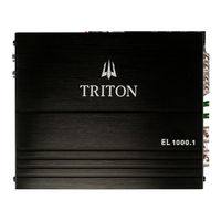 Triton EL1000.1 Quick Start Manual
