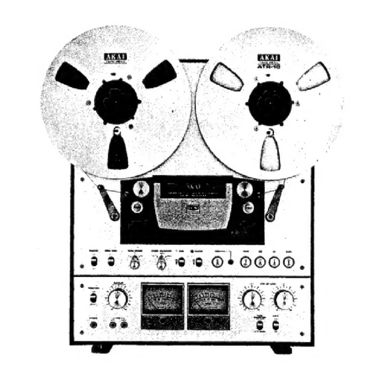 Akai GX-650D Operator's Manual