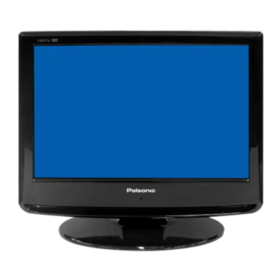 Palsonic TFTV8135DT LCD TV Combination Manuals