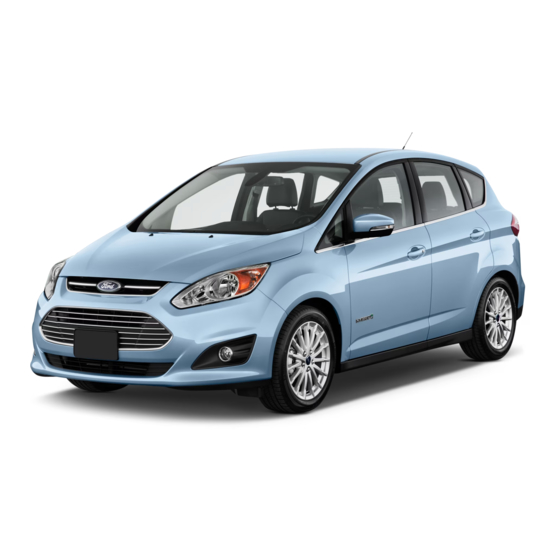 Ford C-MAX Hybrid 2013 Owner's Manual