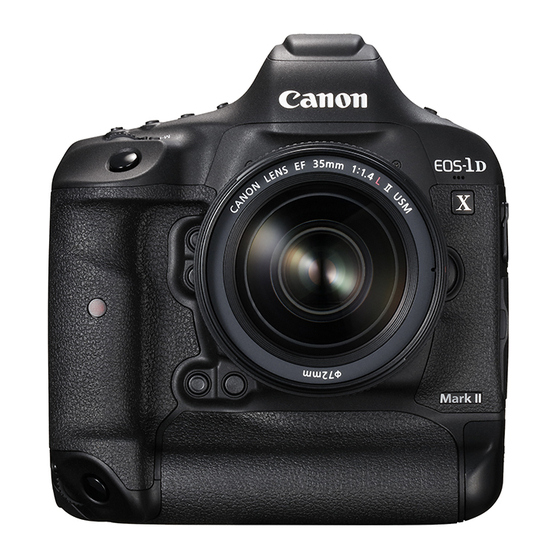 Canon EOS-1D Mark II Specifications