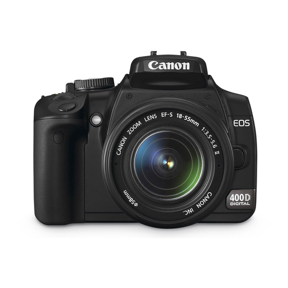 Canon EOS DIGITAL REBEL XTi Manuals