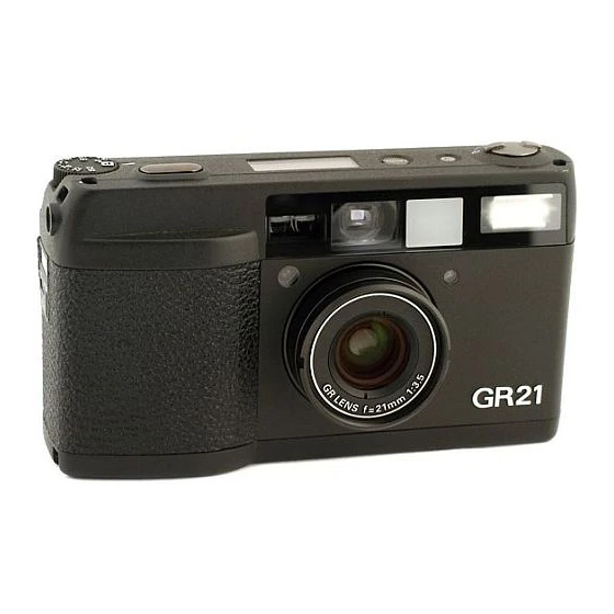 Ricoh GR-21 Manuals