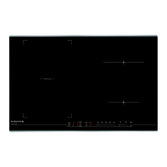 DeDietrich DTI1137X Installation And Use Manual