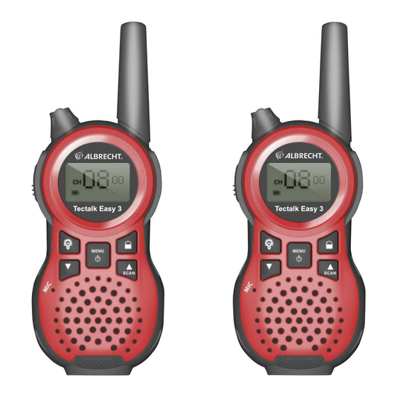 Albrecht Tectalk Easy 3 Manual