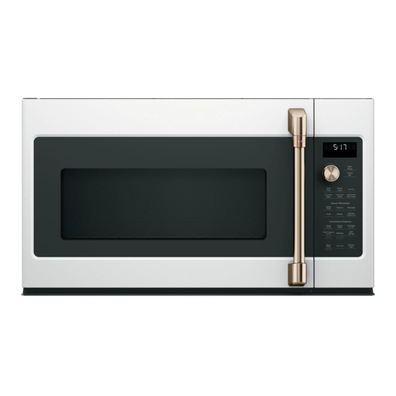 Cafe CVM517P Installation Instructions Manual