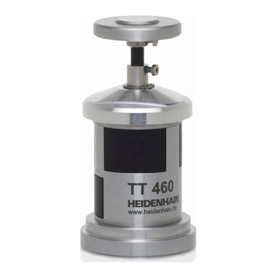 HEIDENHAIN TT 460 Mounting Instructions
