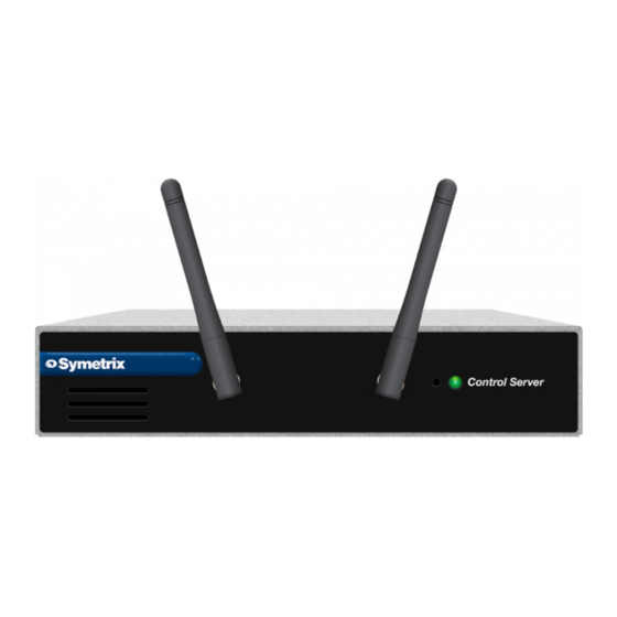 Symetrix Control Server Quick Start Manual