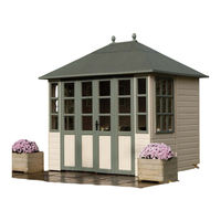 Rowlinson Garden Products Chatsworth Summerhouse Assembly Instructions Manual