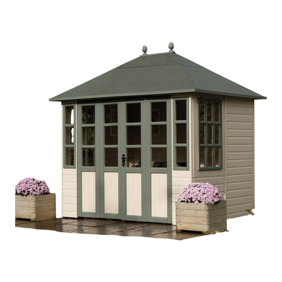 Rowlinson Garden Products Chatsworth Summerhouse Assembly Instructions Manual