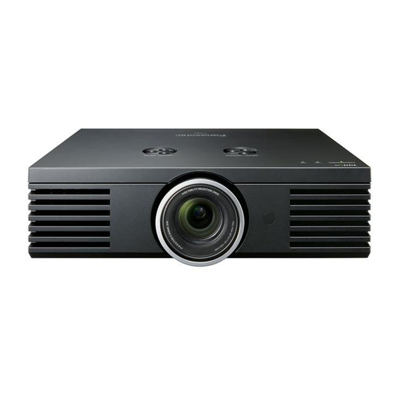 Panasonic AE3000U - LCD Projector - HD 1080p Manuals