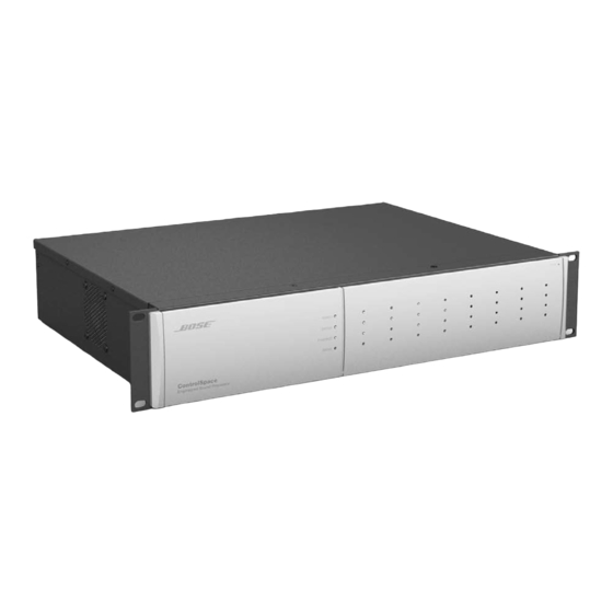 Bose ControlSpace Safety Instructions & Install Manual