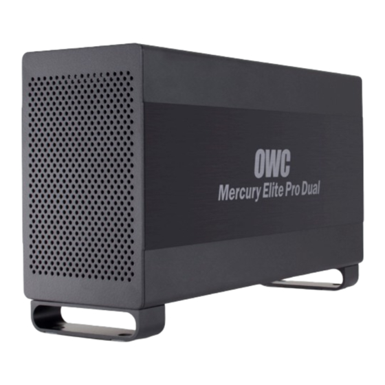 OWC Mercury Elite Pro Dual Assembly Manual And User Manual