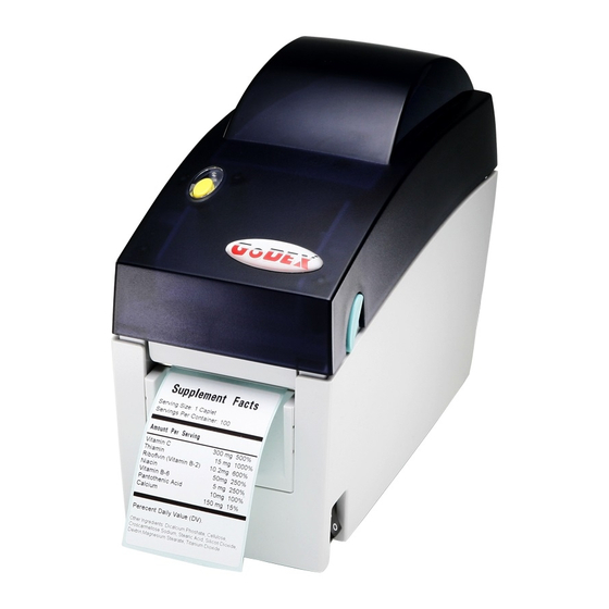 Godex EZDT2 User Manual
