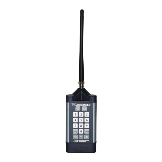 TRC UNIVERSAL IRRIGATION REMOTE CONTROL Operation And Installation Manual