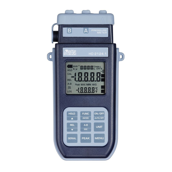 DeltaOHM HD2124.1 Operating Manual