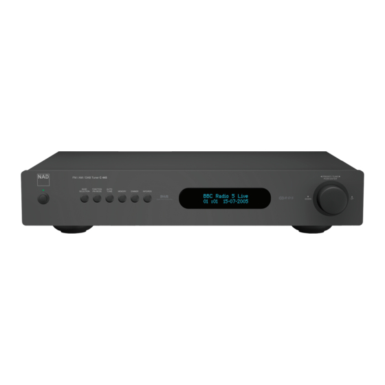 NAD C 445 Service Manual