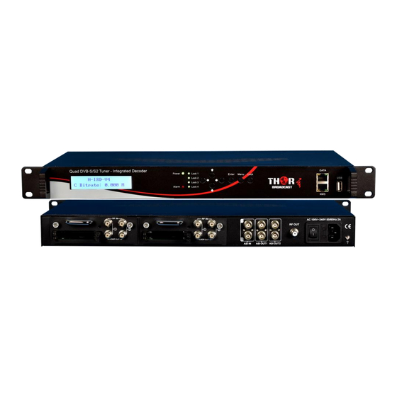Thor Broadcast H-IRD-V4 User Manual