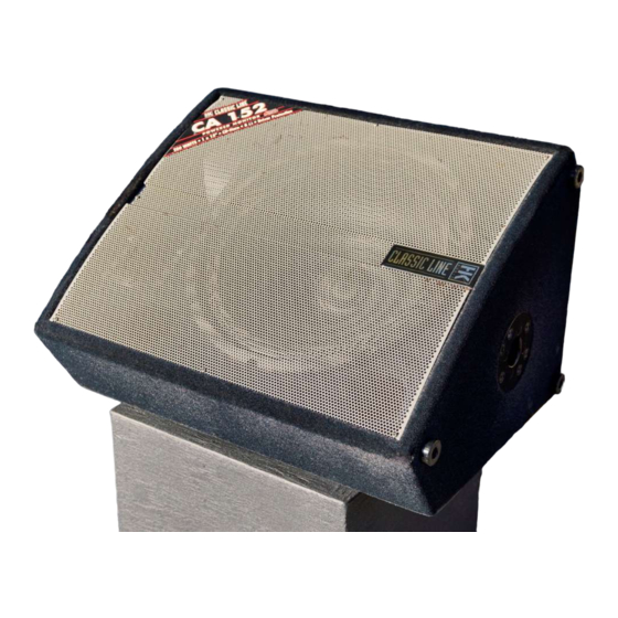 HK Audio CLASSIC LINE CA 115 Manual