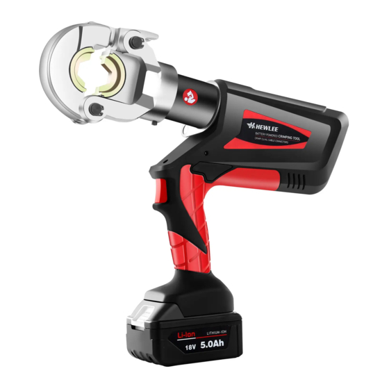 User Manuals: Hewlee HL-300B Battery Powered Crimping