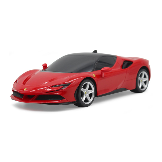 Jamara Ferrari SF90 Stradale 2,4GHz Instructions Manual