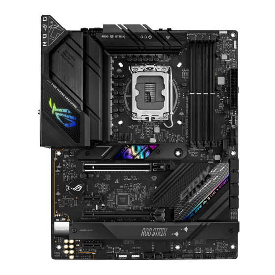 Asus ROG STRIX B760-F GAMING WIFI Manuals