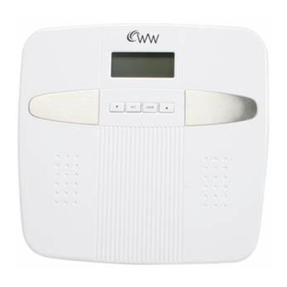 Conair Weight Watchers WW33D Instructions For Use