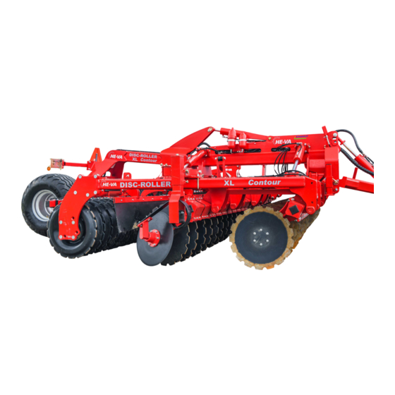 HE-VA Disc-Roller XL Contour Operating Instructions/Spare Parts List