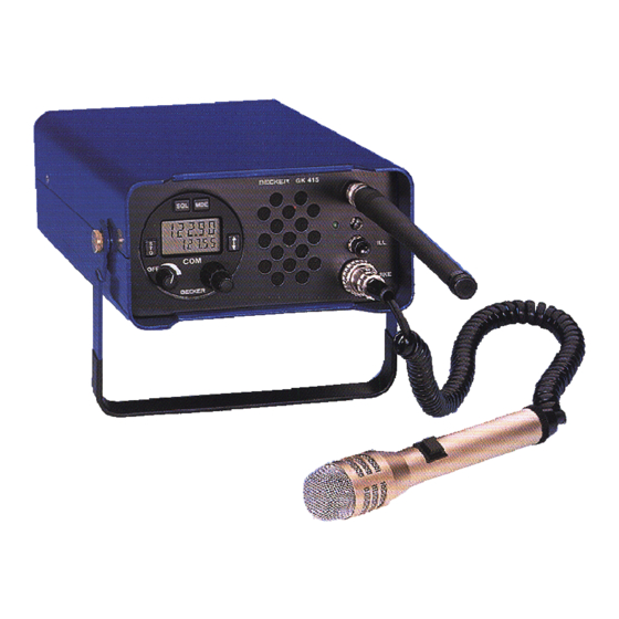 Becker AR 4201 Operating Instructions Manual