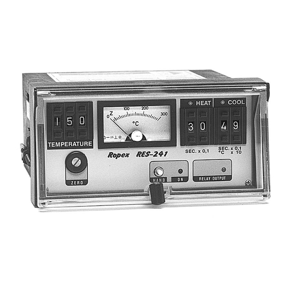 Ropex Resistron RES-242 Manual