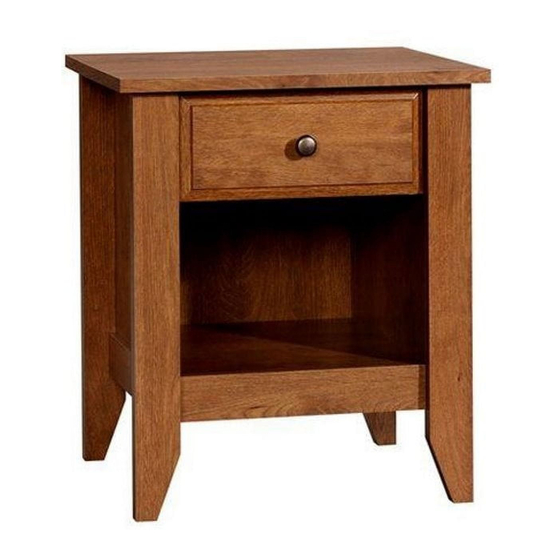 Sauder Shoal Creek Night Stand 410412 Manuals