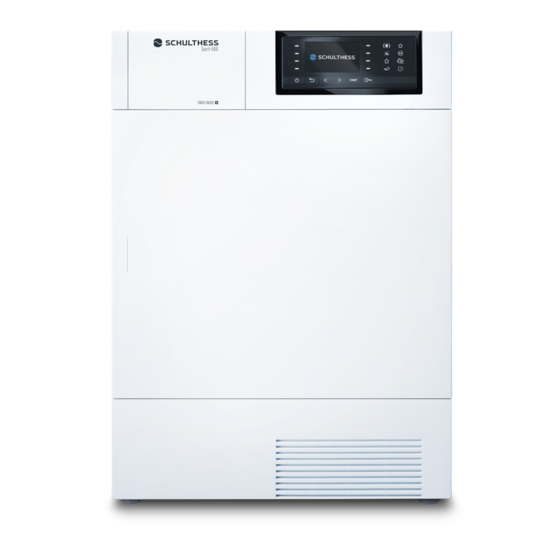 Schulthess WT 14 EFH W2 Installation Instructions Manual