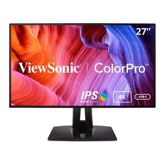 ViewSonic VP2768-4K User Manual
