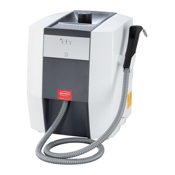 Renfert POWER steamer 1 Quick Start Manual