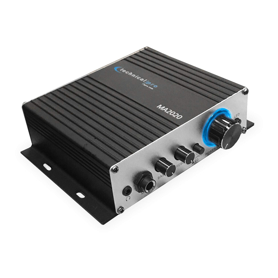 Technical Pro MA2020 User Manual