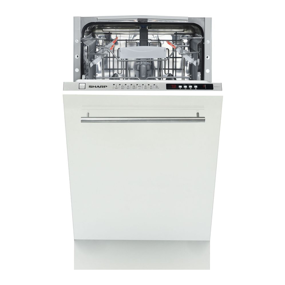 Sharp QW-S32I472X-EU Built-in Dishwasher Manuals