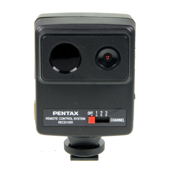 Pentax Infrared Remote Control System Manuals