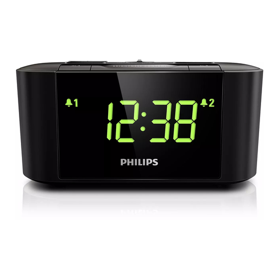 loterij Waakzaamheid hoofdonderwijzer Select Dst (Daylight Saving Time) Mode; Set Alarm Timer - Philips AJ3500  User Manual [Page 13] | ManualsLib
