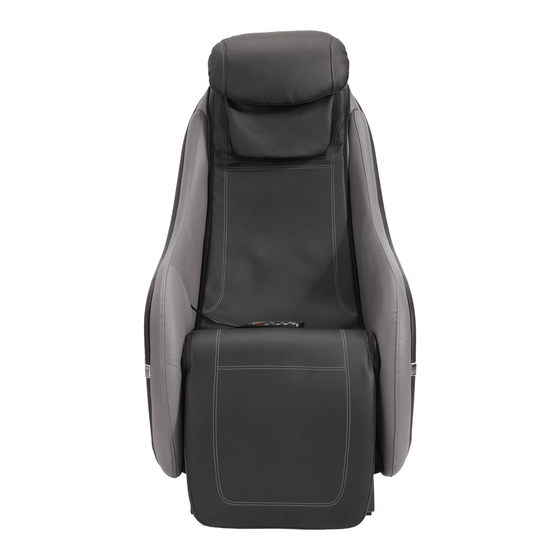 brookstone react massage chair manual