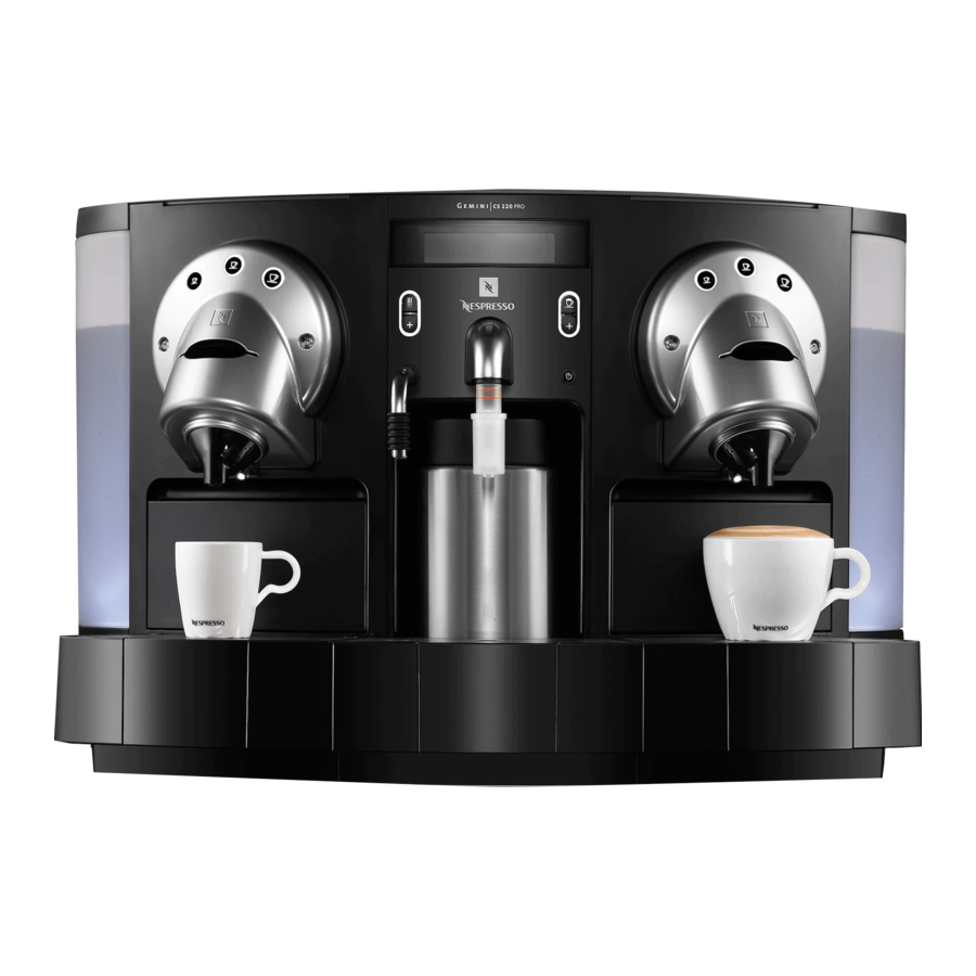 Descaling Remove Filters) - Nespresso 220 User Manual [Page 31] |
