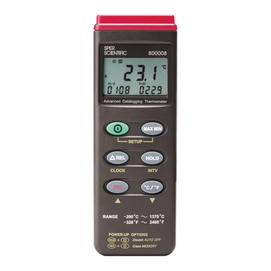 Sper Scientific 800101 IR Thermometer