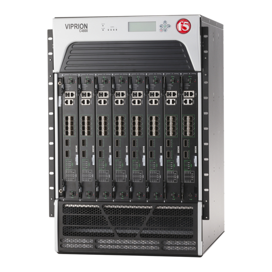 F5 VIPRION 4800 SERIES PLATFORM MANUAL Pdf Download | ManualsLib