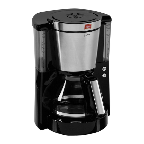 MANUAL | INSTRUCTIONS Download Pdf ManualsLib 1011 LOOK OPERATING MELITTA DELUXE SELECTION