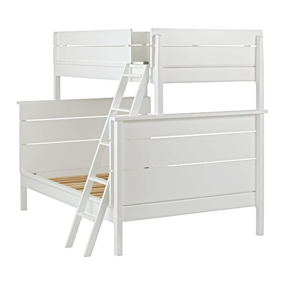 THE LAND OF NOD WRIGHTWOOD TWINOVERFULL BUNK BED ASSEMBLY