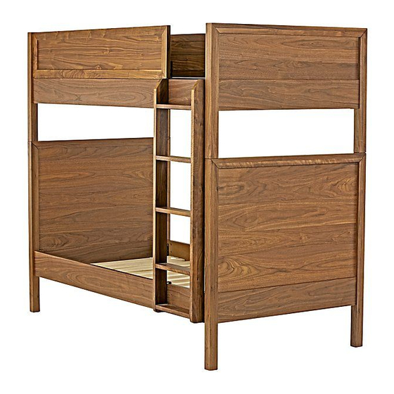 THE LAND OF NOD TAYLOR TWINOVERTWIN BUNK BED ASSEMBLY INSTRUCTIONS
