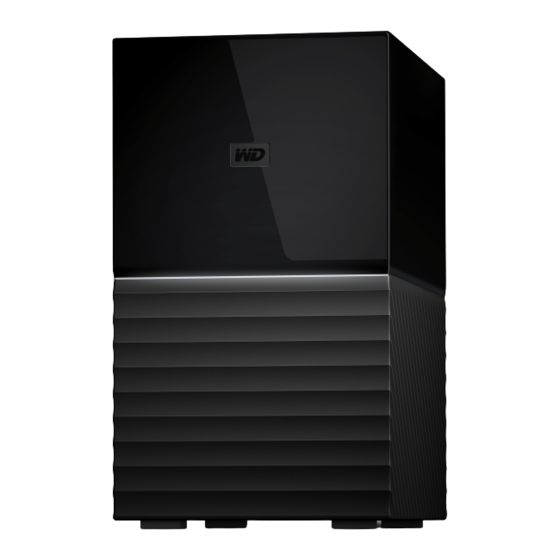 wd my book duo 20tb manual