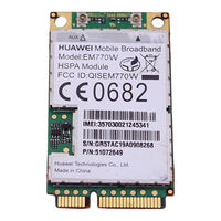 Huawei EM770W Installation Manual