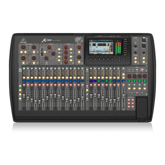 BEHRINGER X32 SERVICE MANUAL Pdf Download ManualsLib